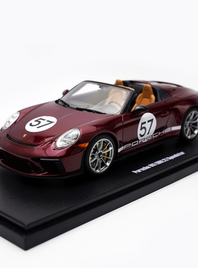 现货 GT SPIRIT 1:18 保时捷 911 991.2 SPEEDSTER 树脂汽车模型