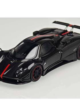 Fiber Run 1:64 帕加尼Zonda Cinque 硬顶黑碳合金车模型北展限定