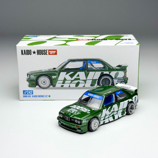 Kaido House+MINIGT 1:64 #242宝马 BMW M3 绿色合金汽车模型