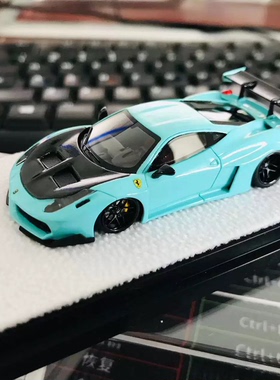 JEC 1:64 法拉利458 lb458gt 宽体改装 gulf 树脂车模 限量收藏