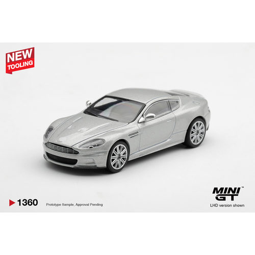 MINIGT 1:64 #1360 阿斯顿·马丁DBS 2008 闪电银 合金汽车模型