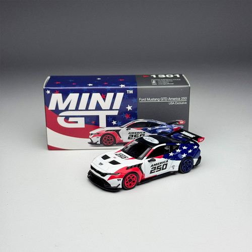 MINIGT 1:64 #1301 福特Mustang野马GTD美国250特别版 合金车模