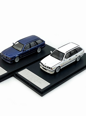 Mortal 1:64 宝马E34 ALPINA TOURING HEC北展限定 合金汽车模型