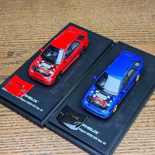 Motorhelix MH1:64斯巴鲁Impreza Wagon WRX STi Ver. VI合金车模