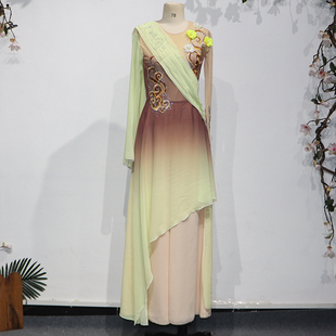 新款古典舞蹈服中国舞女寒依疏影同款艺考剧目舞蹈演出服表演定做