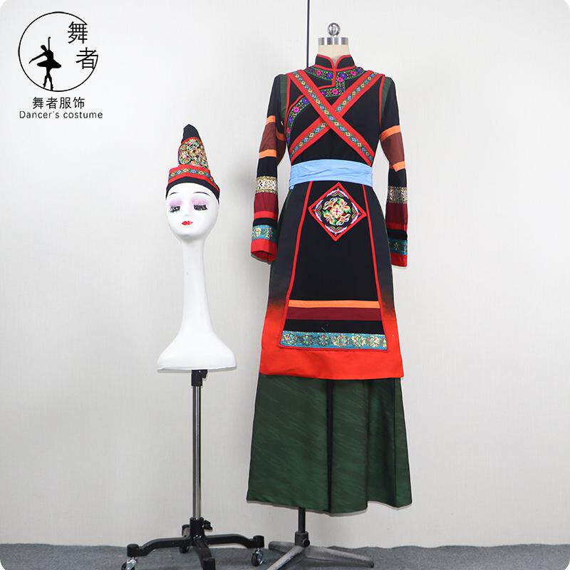 新款彝族幸福的脚步同款演出服女艺考级同款舞蹈演出服