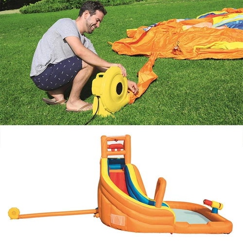 Bestway, водная горка, большой бассейн, дорожный надувной замок