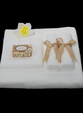 纯棉样板房卫生间摆件浴室装饰品