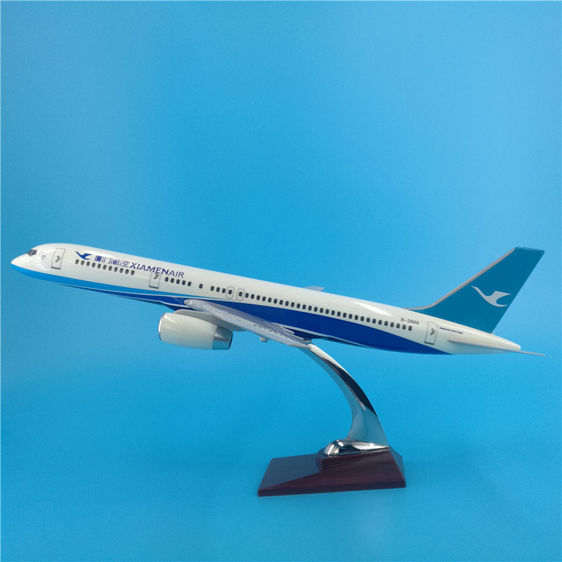 47cm厦航波音B757飞机模型1：100礼品摆件厦门航空公司纪念品收藏