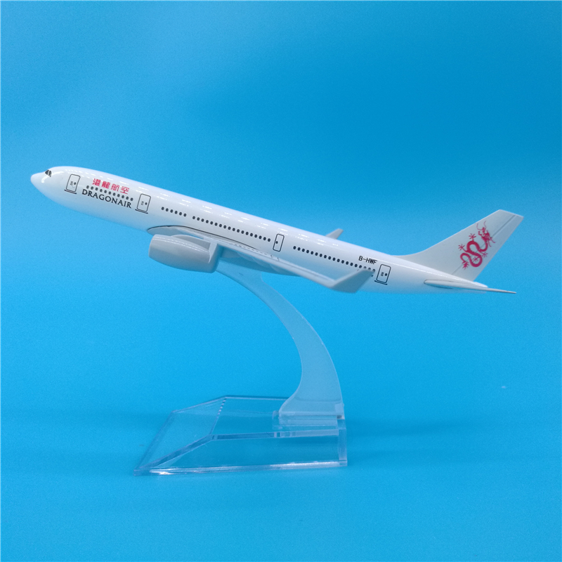 16cm港龙航空空客A330合金飞机模型摆件礼品 Cathay Dragon Model-封面