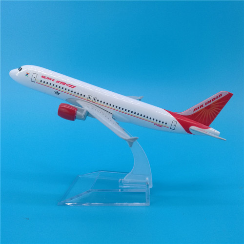 16cm印度航空A320合金仿真飞机模型礼品摆件收藏 Air India Model