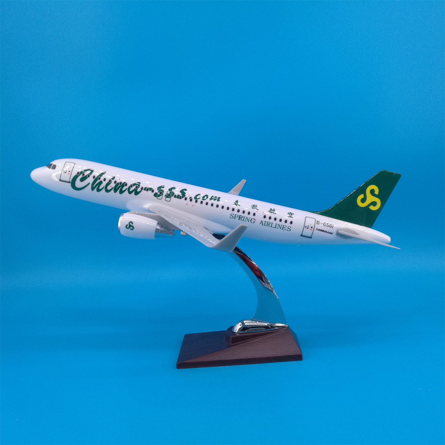 春秋航空1100飞机模型摆件礼品