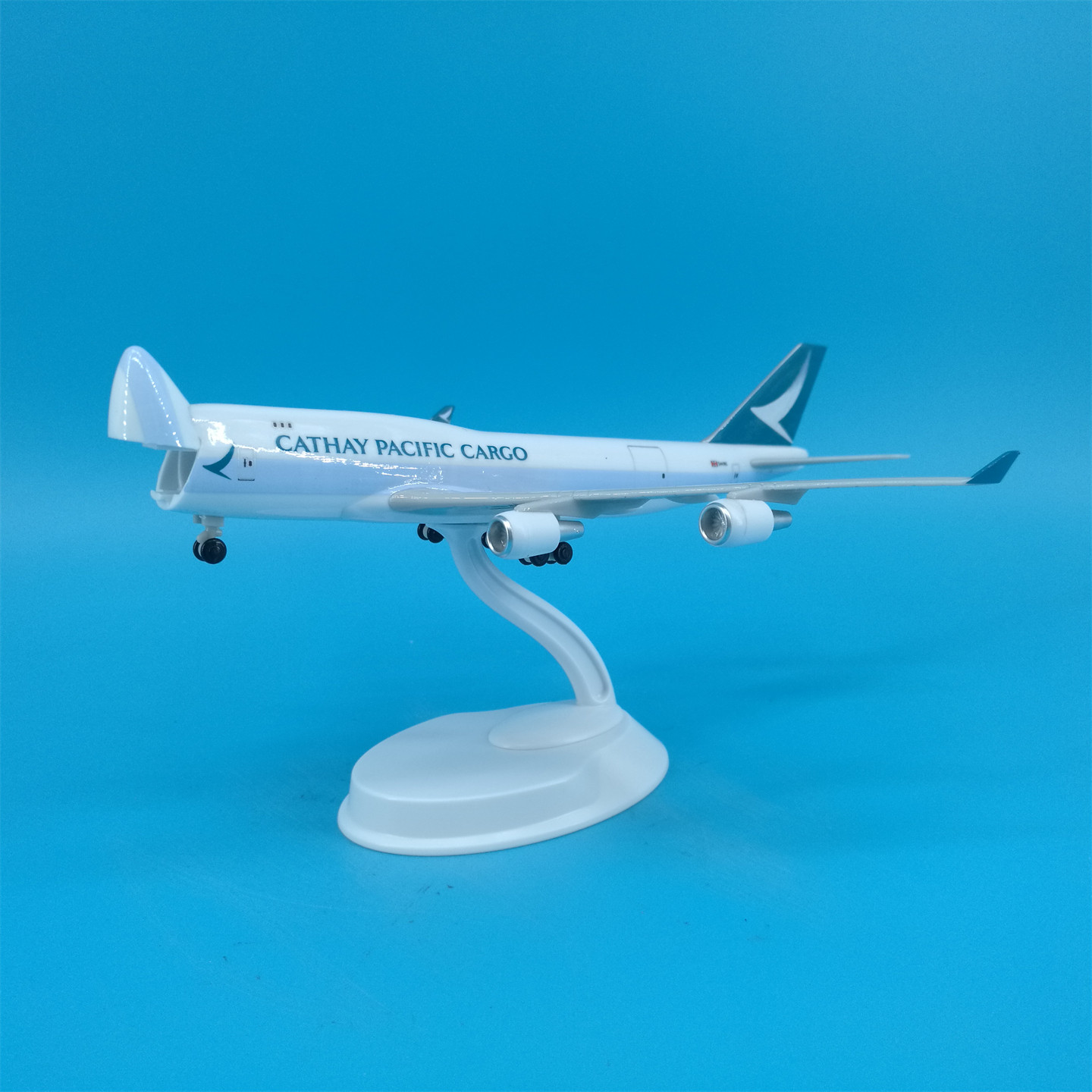 国泰航空B747货机模型摆件