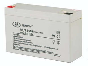 儿童玩具车电池 BB610蓄电池 电瓶 鸿贝FM 鸿贝6V10AH