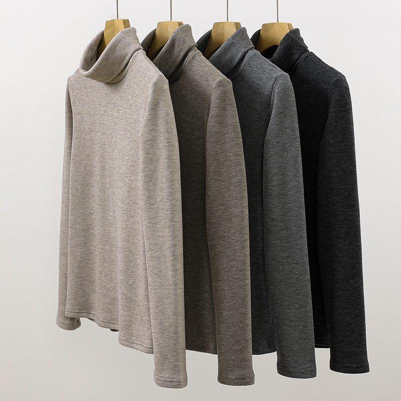 高领打底衫秋冬季新款加绒