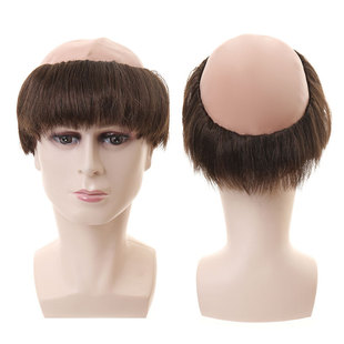 学生cos秃头头皮假发谢顶搞怪僧侣头套派对表演化妆道具装扮。