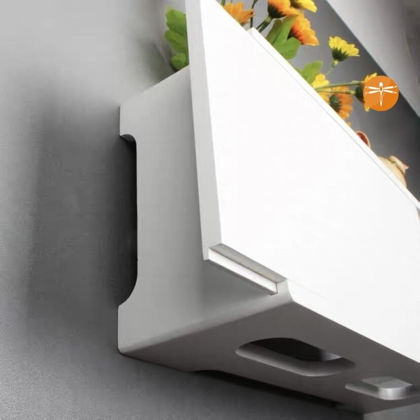 创意墙上电视柜插座遮挡隐藏面板电线整理收纳盒超大插排插线壁挂