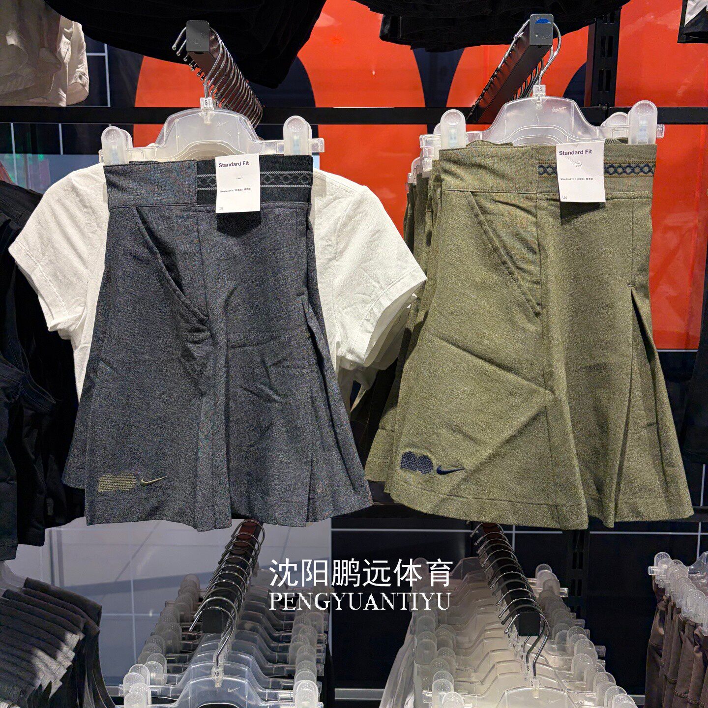 NIKE耐克女子夏季大坂直美系列百褶裙梭织半身裙HQ6070-010-222