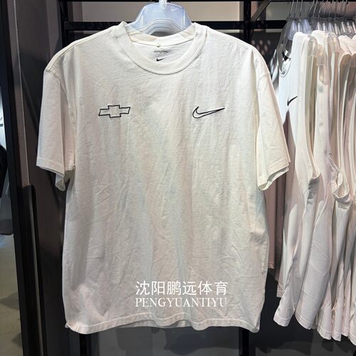 NIKE耐克男子DEVIN BOOKER雪佛兰联名纯棉圆领短袖T恤 HV6691-133