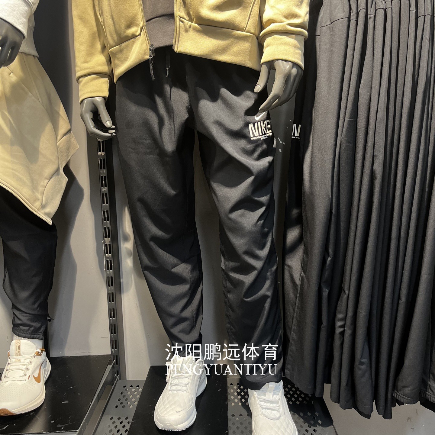 Nike耐克男子秋季新款运动训练健身梭织透气直筒长裤IM3375-010
