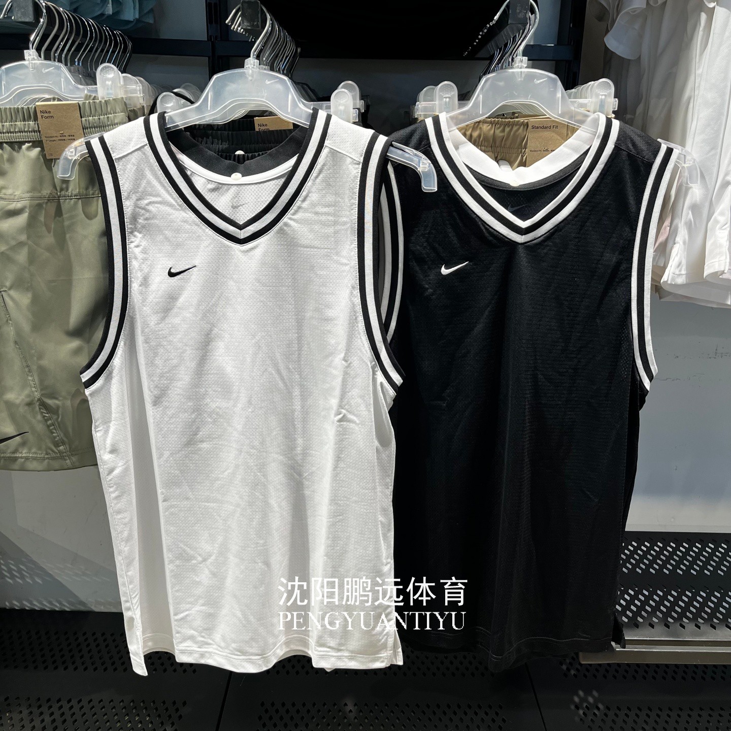 NIKE耐克男子夏季篮球运动训练速干透气无袖背心FQ3708-100-010