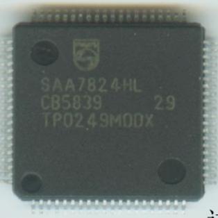 全新原装SAA7824 SAA7824HL QFP80音频解码器芯片