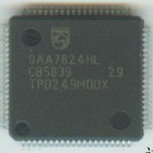 全新原装SAA7824 SAA7824HL QFP80音频解码器芯片