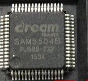 全新原装DREAM SAM5504B SAM5504 24Bit QFP64音频DSP处理IC芯片
