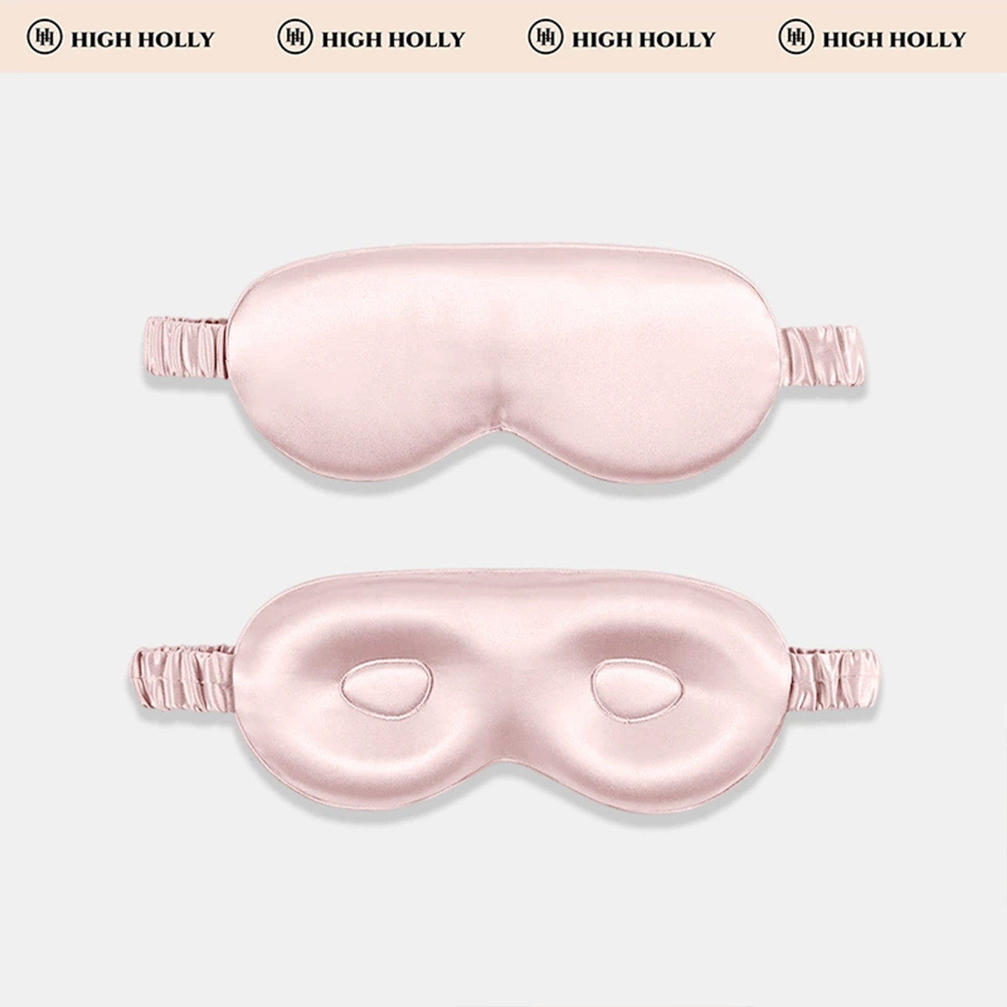 highholly真丝眼罩3D立体图片