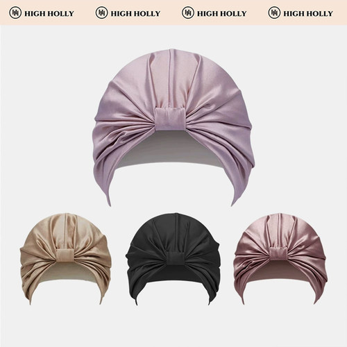 22姆米重磅真丝睡帽双层双面真丝