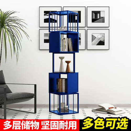 简约款书架现代办公室家用落地式可移动展示架客厅书房多层置物架