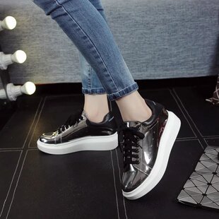 袁姗姗同款卡娇奴7002小白鞋单鞋休闲运动厚底球鞋板鞋女鞋潮