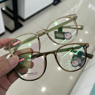 tr90板材眼镜框韩版时尚系列59064型号 48 19 147冷茶色网红款