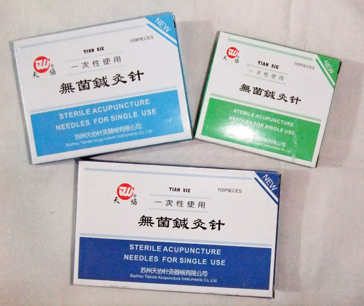 天协牌一次性无菌针灸针医用毫针面针一次性针灸针银针 10盒包邮