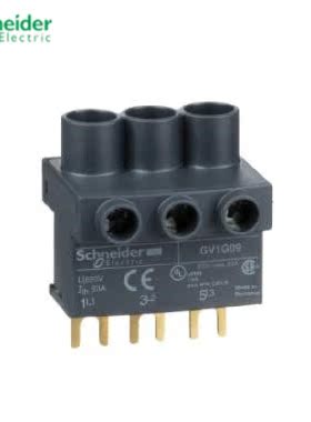 施耐德电气 全新 正品 电动机断路器附件 GV1G09 GV2接线端子