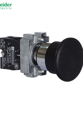 施耐德电气 XB2BC21C/31C/41C/42C/51C 黑绿红黄色蘑菇头按钮40mm