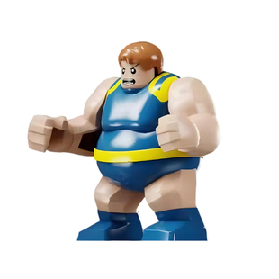 兼容国产X战警积木人仔金刚狼大贝莎肉球大块头大人仔RT062玩具