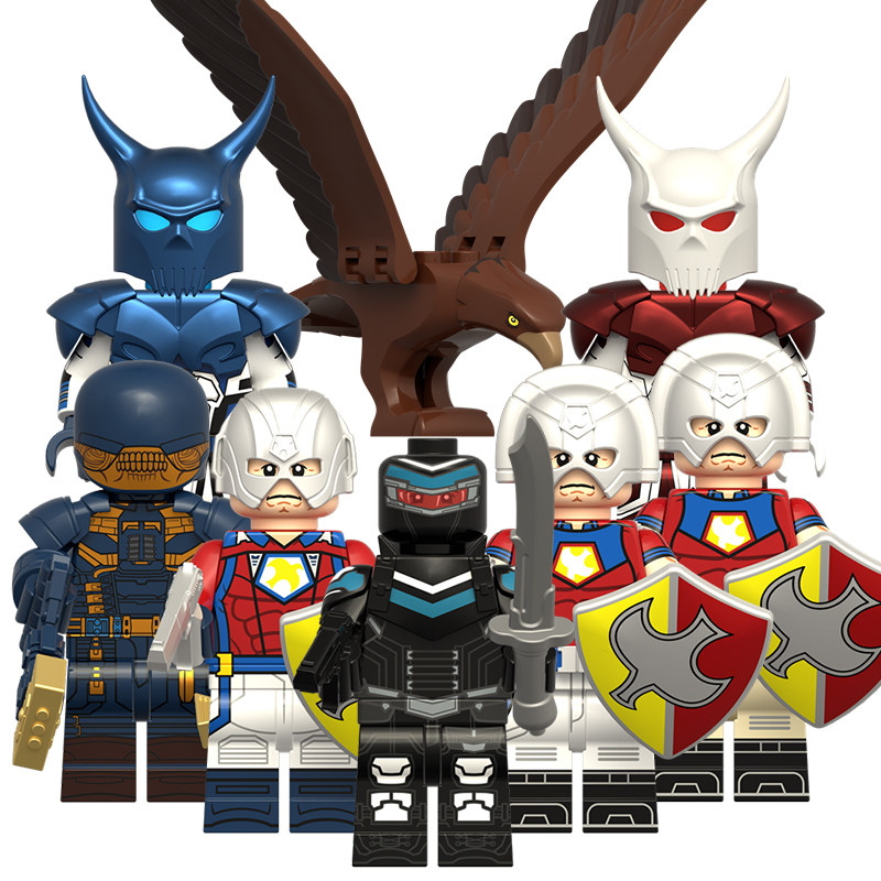 适用乐高DC和平使者自杀小队义警超级英雄拼装积木人仔玩具KT1079
