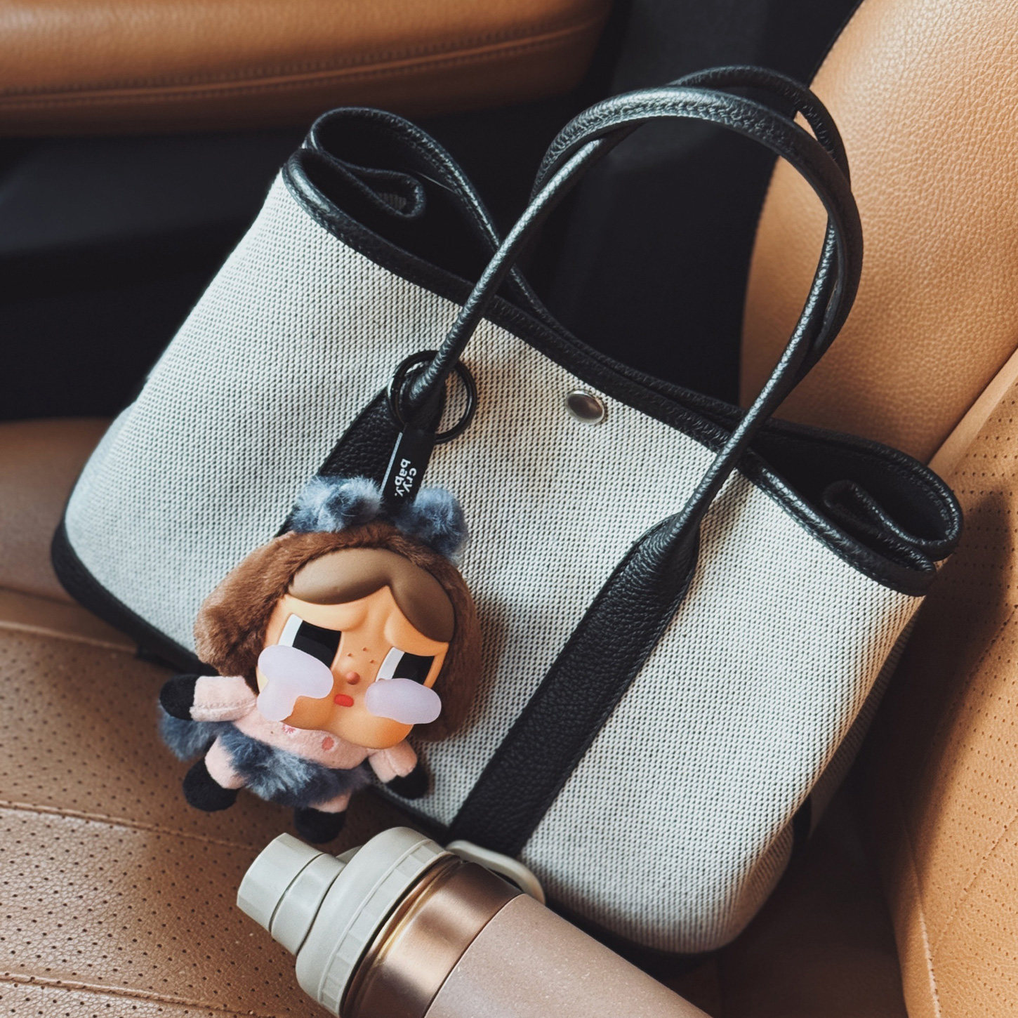 手工头层牛皮钢五金花园包非市场大路货手提包通勤百搭托特包