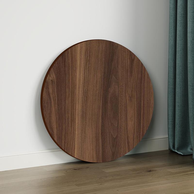 德国精工单独圆桌面板单独圆桌面圆形小桌板台面板材餐桌面板木板