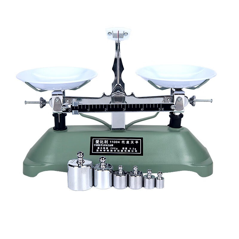 学帆托盘天平架盘机械简易天平秤初中物理化学实验器材科学教学仪