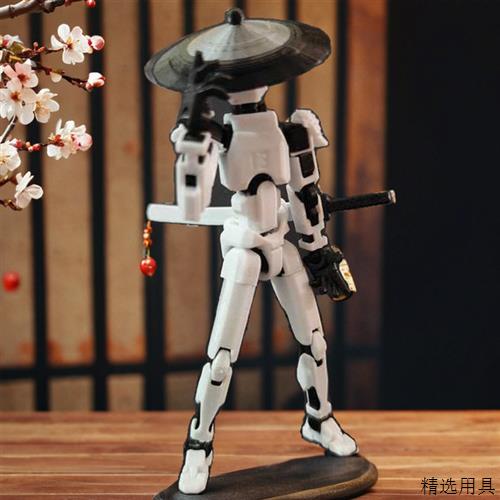新版多关节可动人偶幸运13生日礼物玩偶摆件潮流打印玩具人仔手办