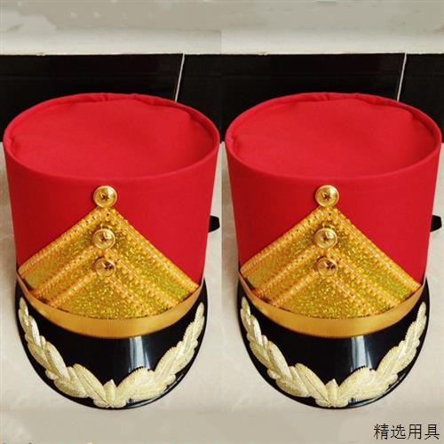 中小学生儿童军鼓帽少先队鼓号队仪仗队升旗手指挥帽子管乐队服装