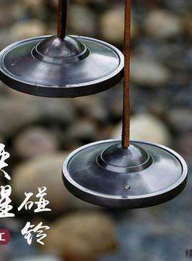 碰铃尼泊尔手工响铜打击音疗乐器冥想颂钵风铃丁夏民族传统铃钹