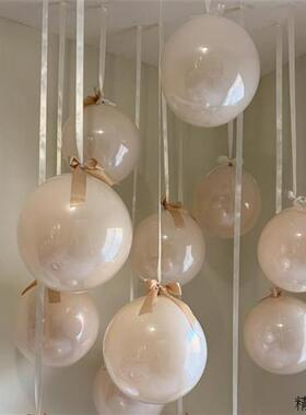 冷肤色吊顶气球美陈开业活动布置节庆门店商场派对装扮气球套餐