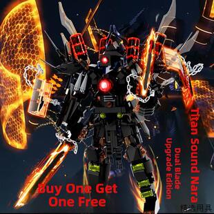 三体泰坦索诺纳监控器人双刀升级模型积木厕所人对监控器人组装玩