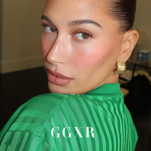 GGXR 海莉同款 褶皱半圆C 耳环无耳洞耳夹