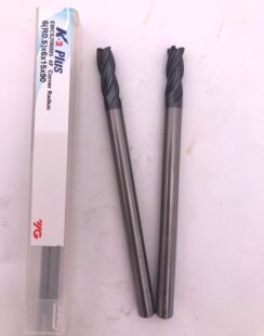 进口韩国YG钨钢圆鼻铣刀50度圆弧角四刃铣刀EMC62 D3R0.3-D12R2