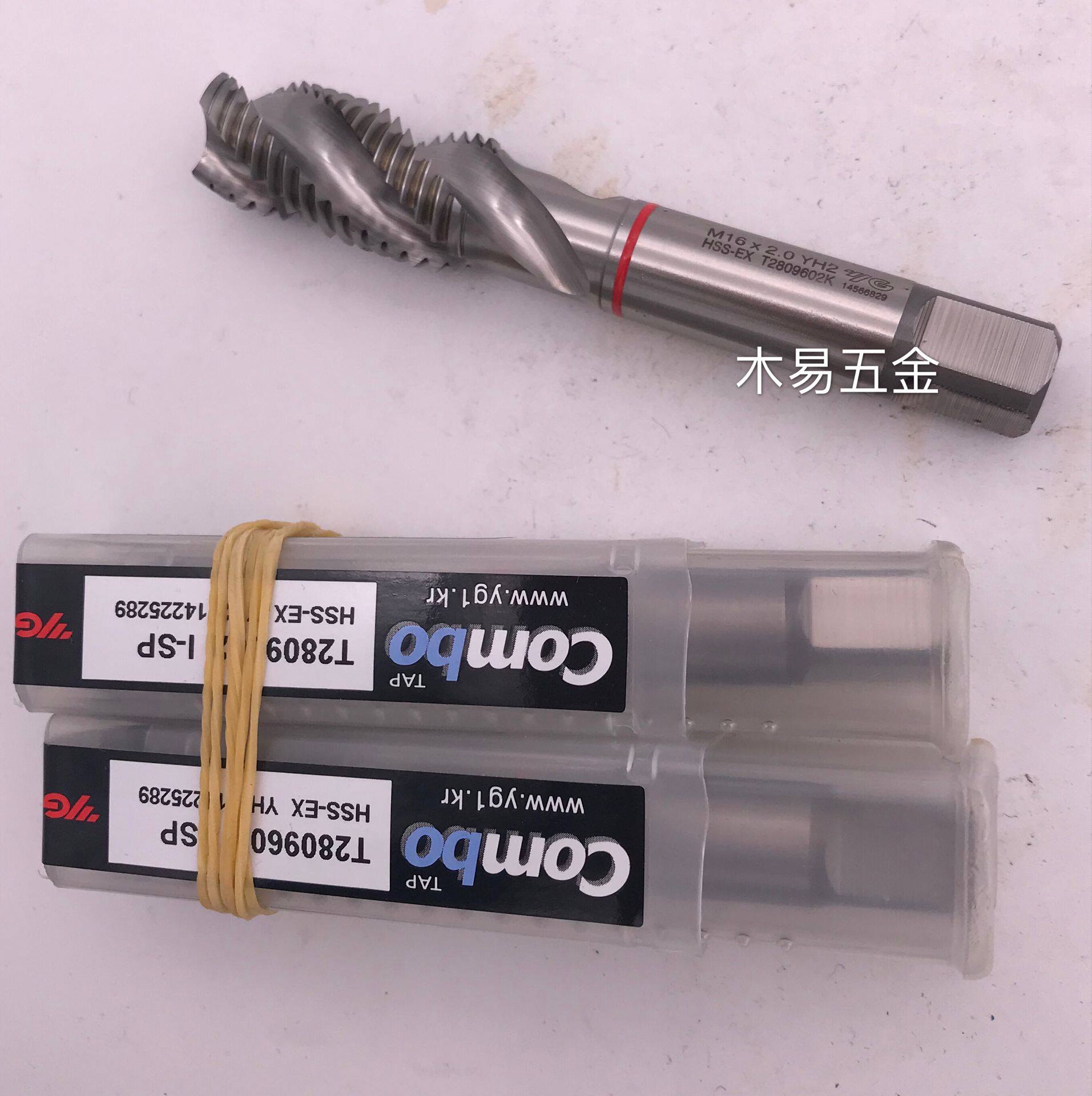 进口韩国YGCombo白色多用途钢件铝螺旋机用丝锥/丝攻T2809 M12-36