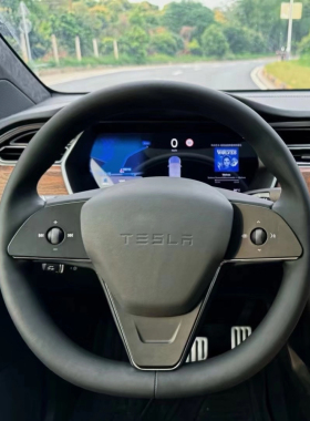 适用ModelX方向盘YOKE圆盘ModelS方向盘总成新16-20年升级内饰